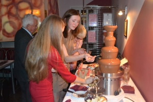 Изображение Шоколадный фонтан на юбилее